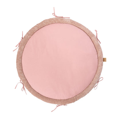 Braided Bumper Baby Nest & Play Mat - Vanilla