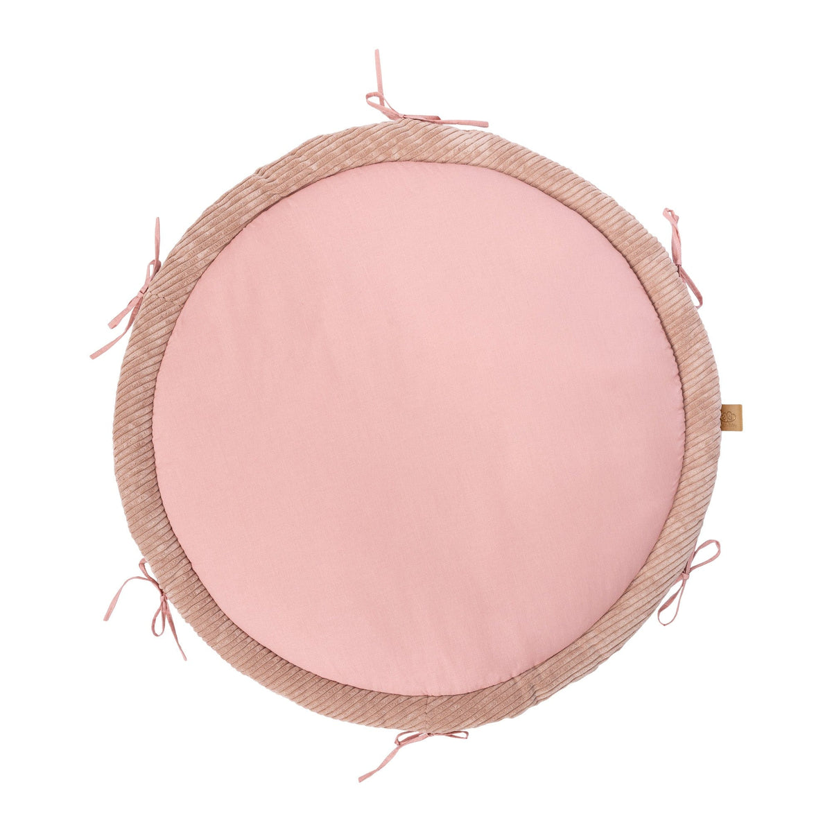 Baby Nest & Play Mat With Crib Bumper Braid - Olive Green
