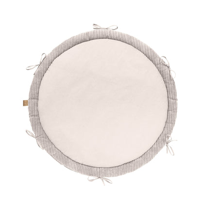 Braided Bumper Baby Nest & Play Mat - Powder Pink