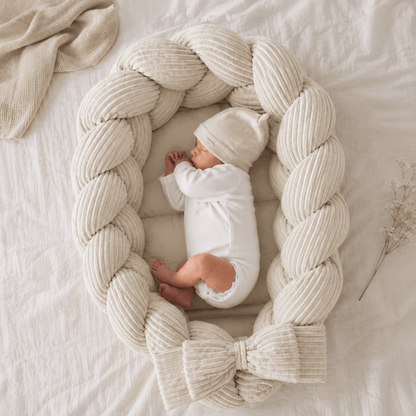 Braided Baby Nest - Ecru