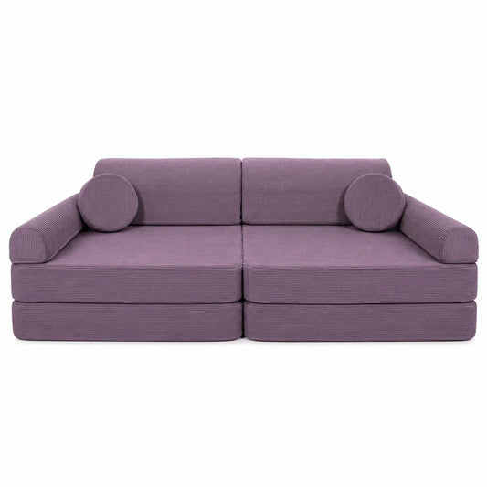 MeowBaby® Large Slimcord Premium Sofa - Lavender