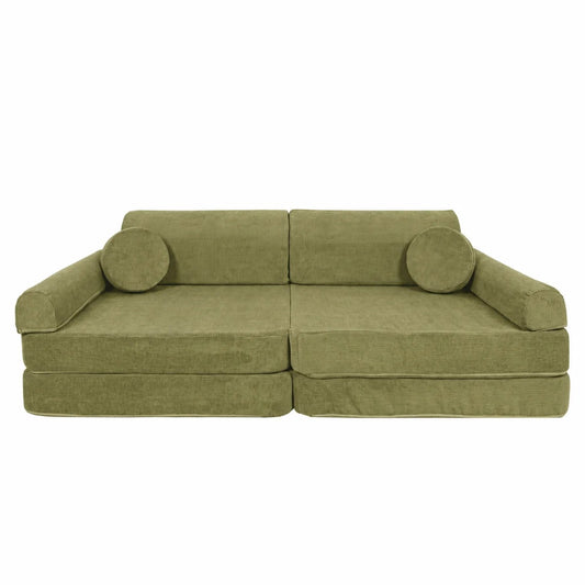 MeowBaby® Large Slimcord Premium Sofa - Lime