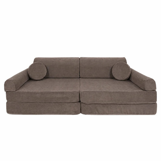 MeowBaby® Large Slimcord Premium Sofa - Taupe