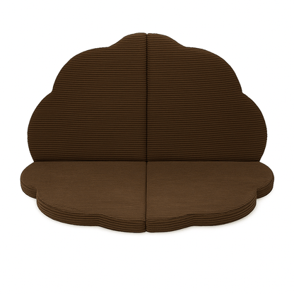 Play Mat for Kids - Cloud Shaped Brown