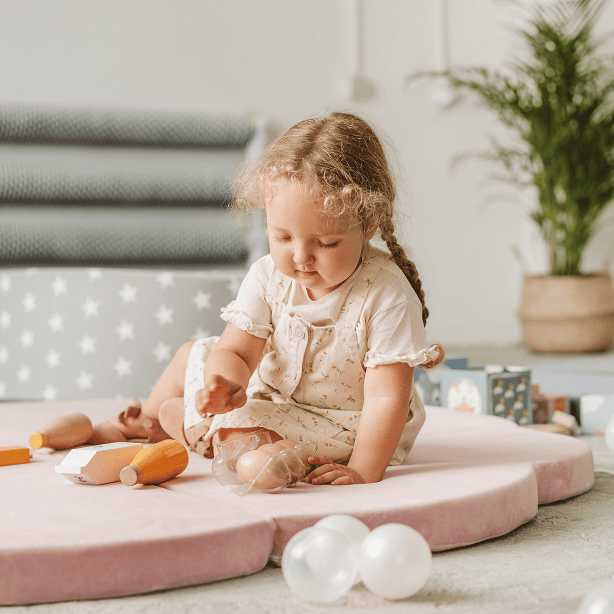 Play Mat - Pink Velvet