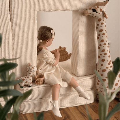 MeowBaby Archway Add-on for 160 cm Play Sofa, 4 Elements - Turquoise