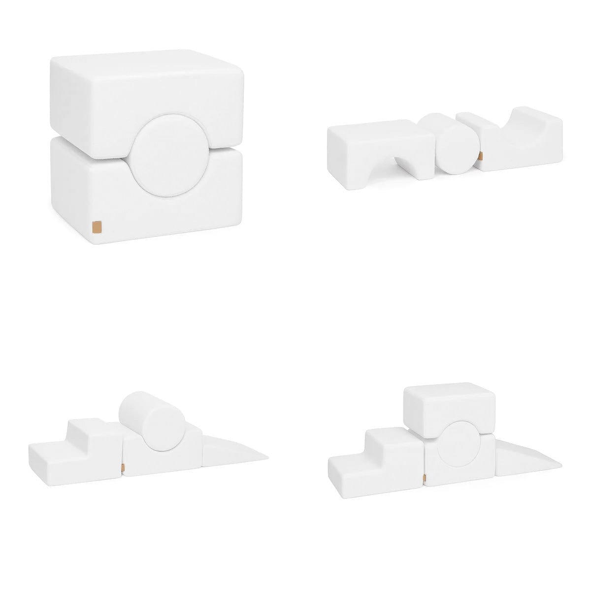 Boucle Shape Set 3-Elements - White