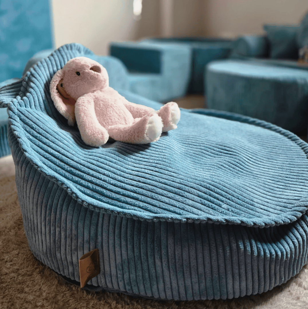 Velvet Sako Bag Teddy Turquoise
