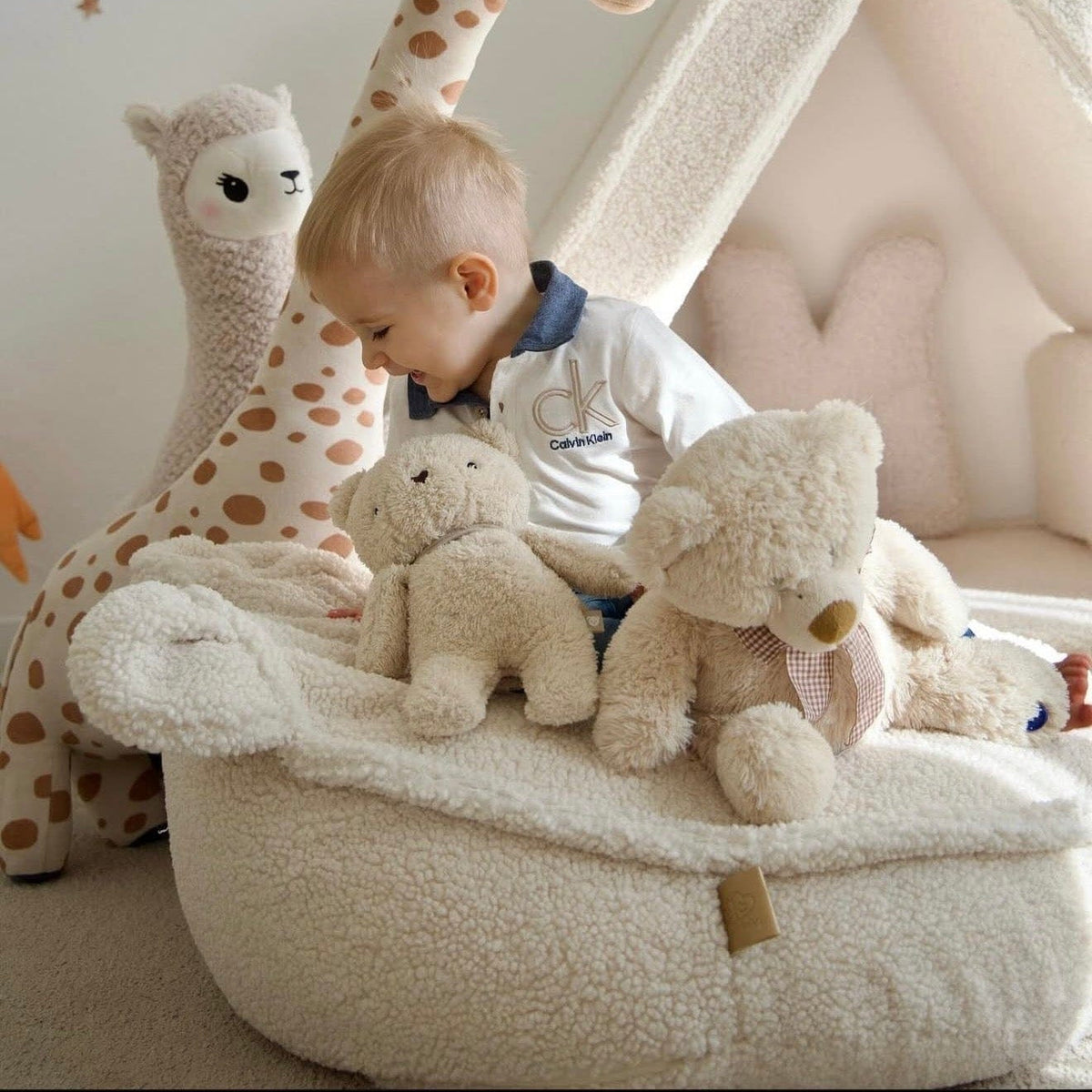 Bearly Sako Bag Teddy Grey