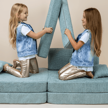 Large Modular Sofa for Kids - Premium White