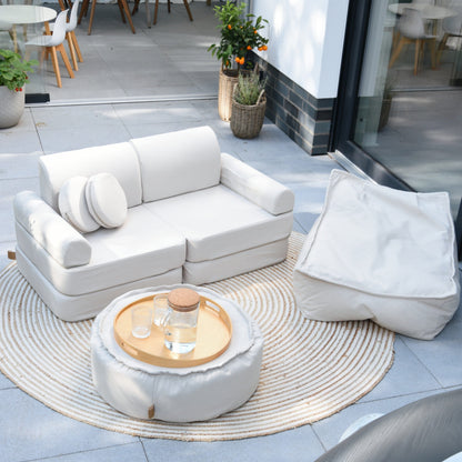 Indoor/Outdoor Outzy Pocket Modular Sofa For Children - Clay Taupe