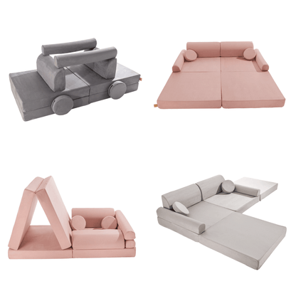 Large Slimcord Premium Modular Sofa - Gray
