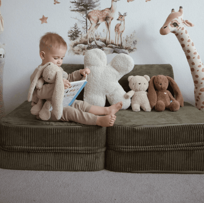 Small Modular Sofa for Kids - Aesthetic Turquoise