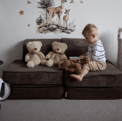 Small Modular Sofa for Kids - Aesthetic Turquoise
