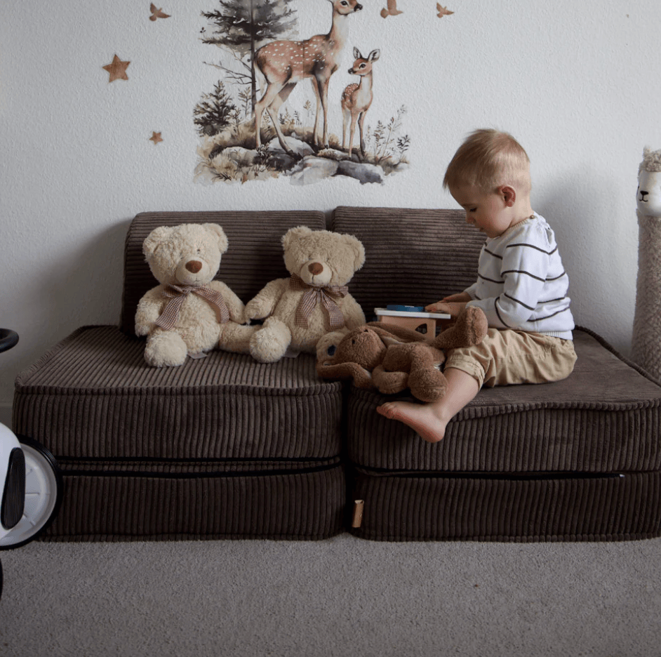Small Modular Sofa for Kids - Aesthetic Ecru