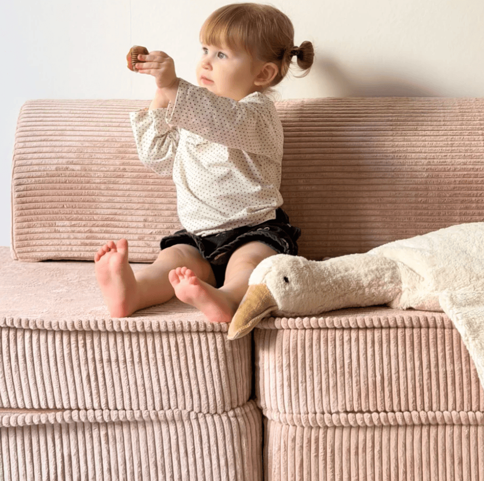 Small Modular Sofa for Kids - Aesthetic Turquoise