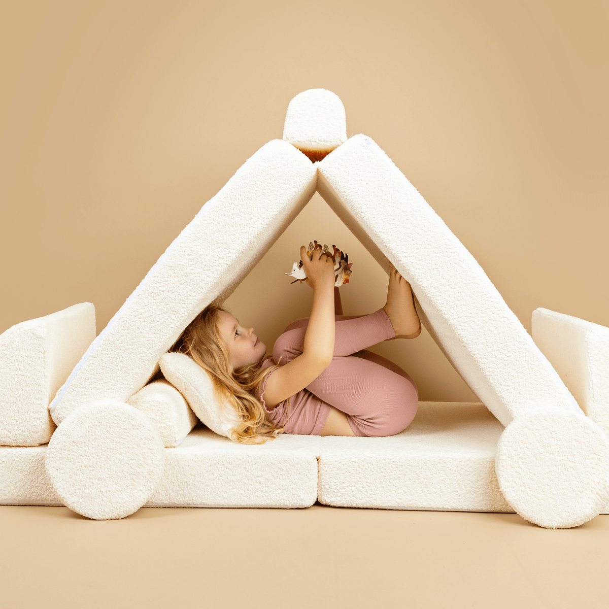 Large Modular Sofa for Kids - Premium Fresh Mint