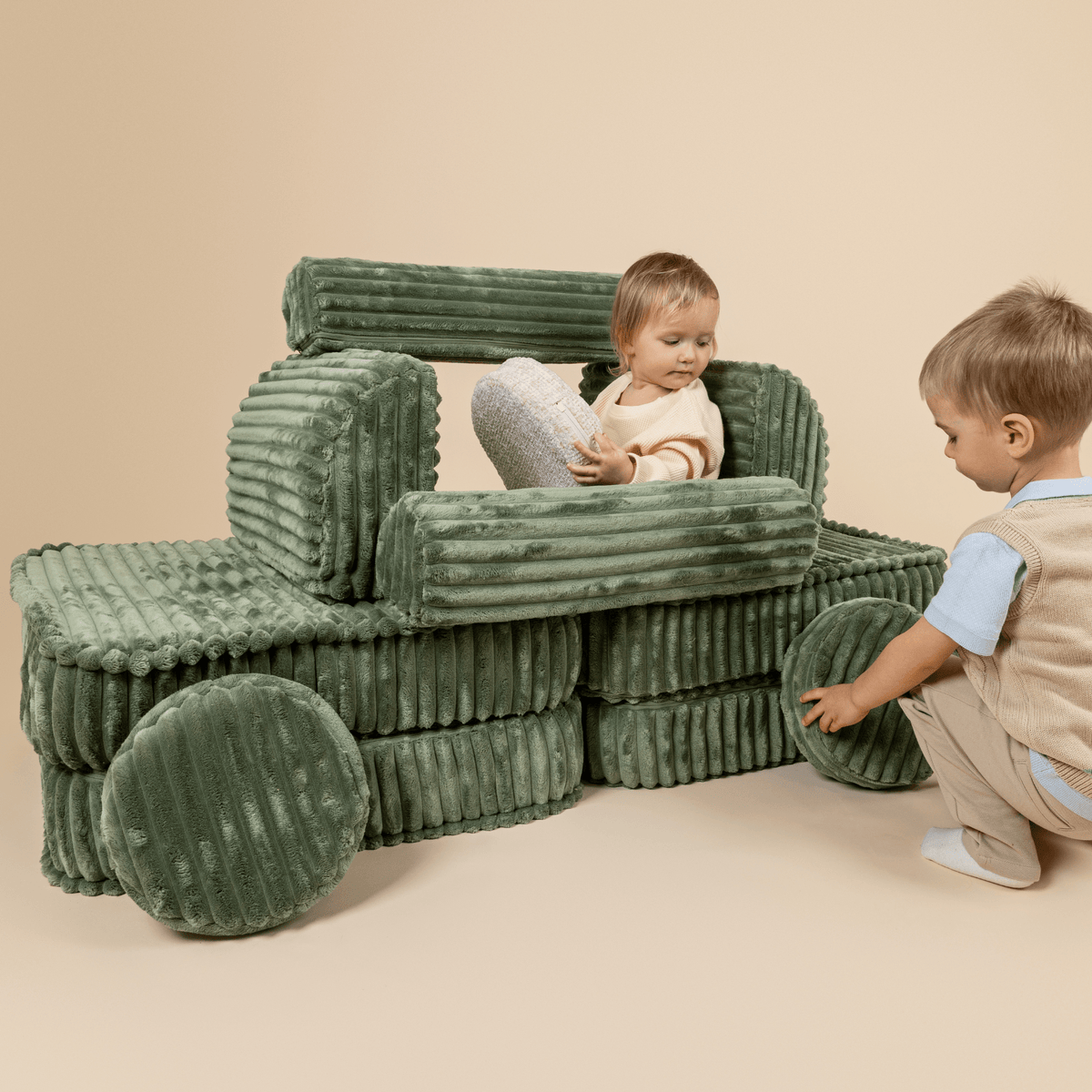 Small Modular Sofa - Blue