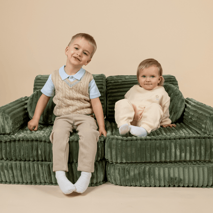 Small Modular Sofa - Olive Green