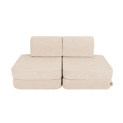 Small Modular Sofa for Kids - Slimcord Ecru