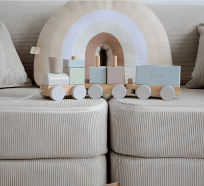 MeowBaby Small Modular Play Sofa 120 cm - Slimcord Lavender