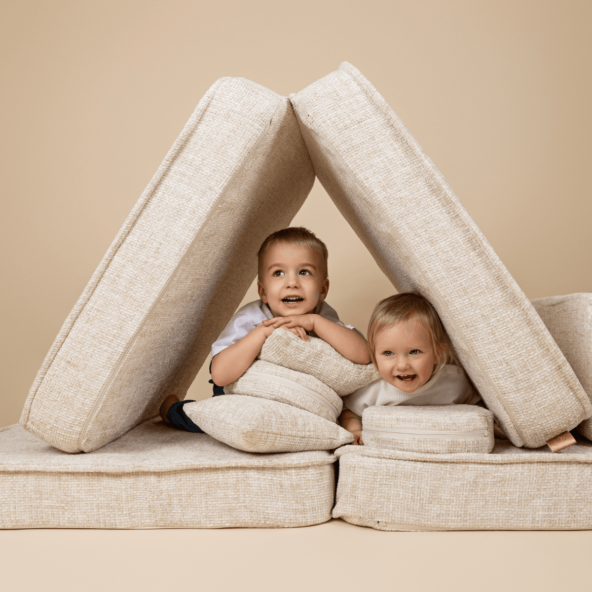 Medium Modular Sofa for Kids - Tangle Bubblegum Pink