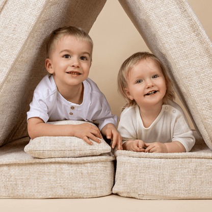 Medium Modular Sofa for Kids - Tangle Bubblegum Pink Plus
