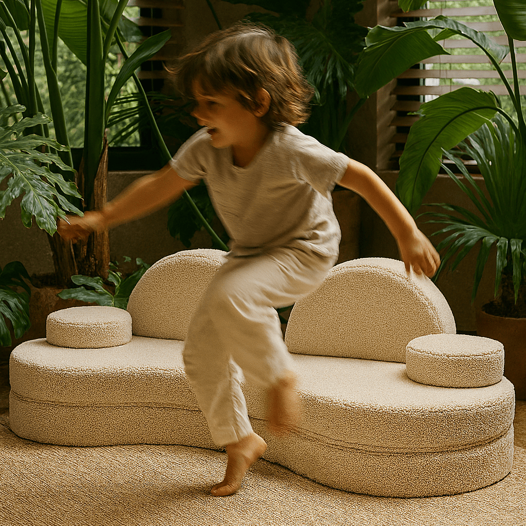 Nordic Aesthetic Modular Sofa - Brown