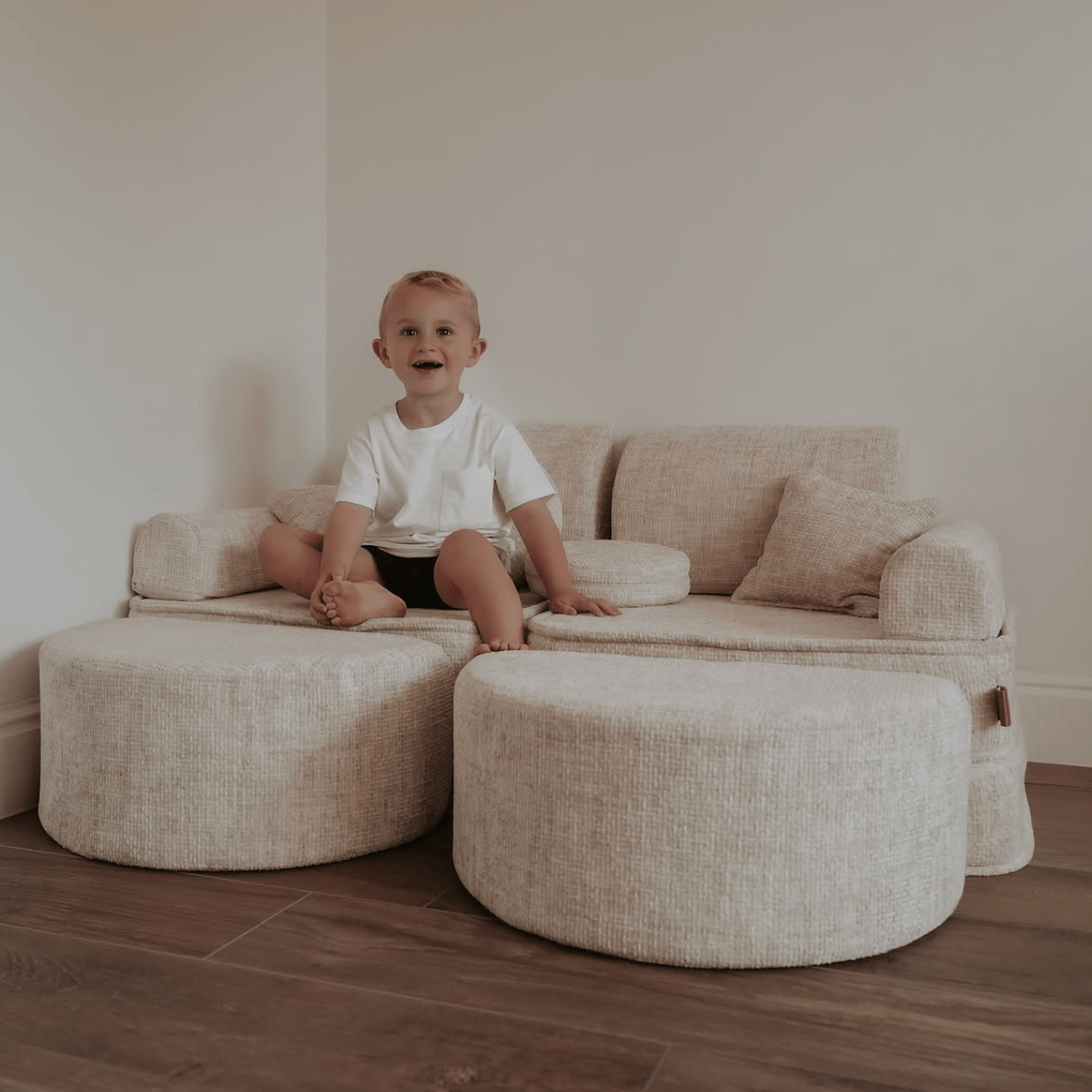 Medium Modular Sofa for Kids - Tangle Lagoon Blue Plus