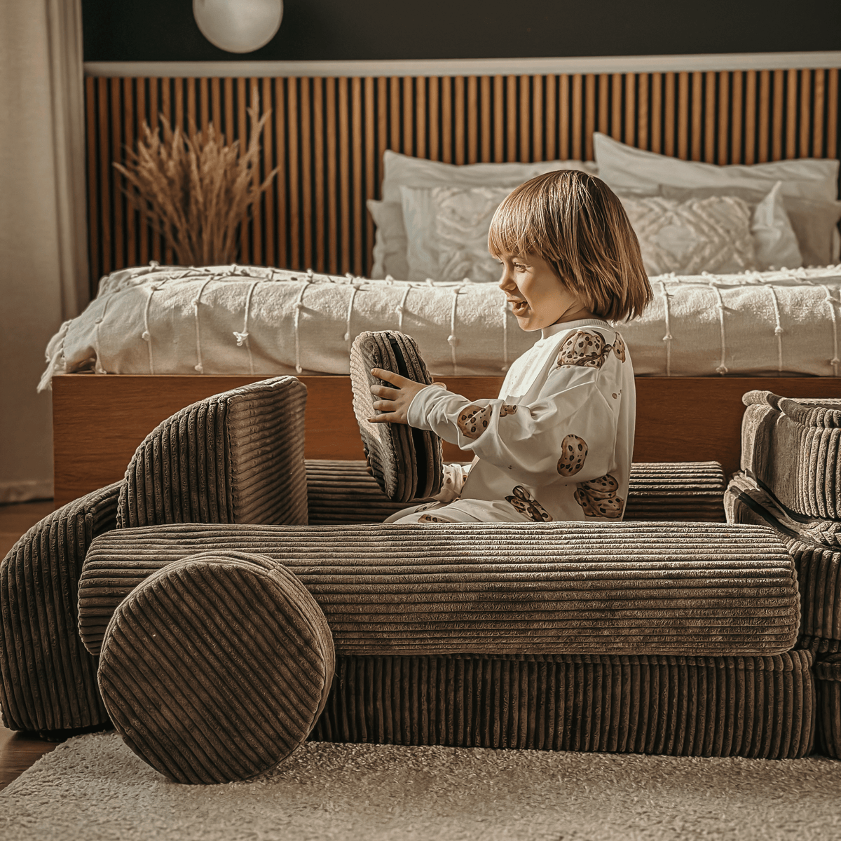 Medium Modular Sofa for Kids - Aesthetic Turquoise