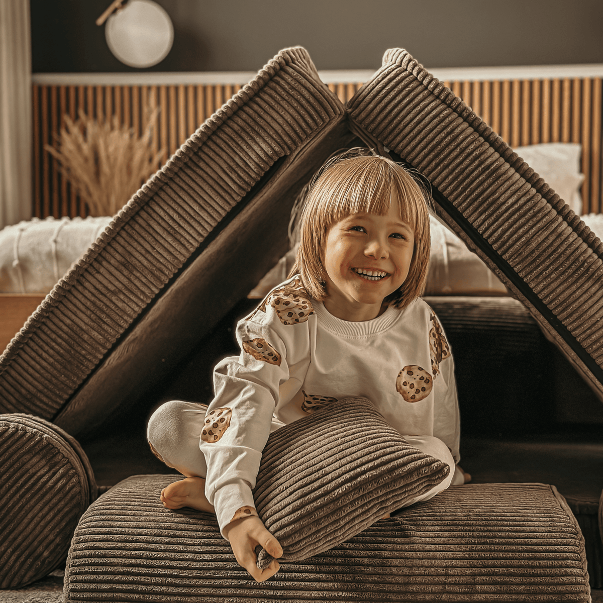 Medium Modular Sofa for Kids - Aesthetic Ecru