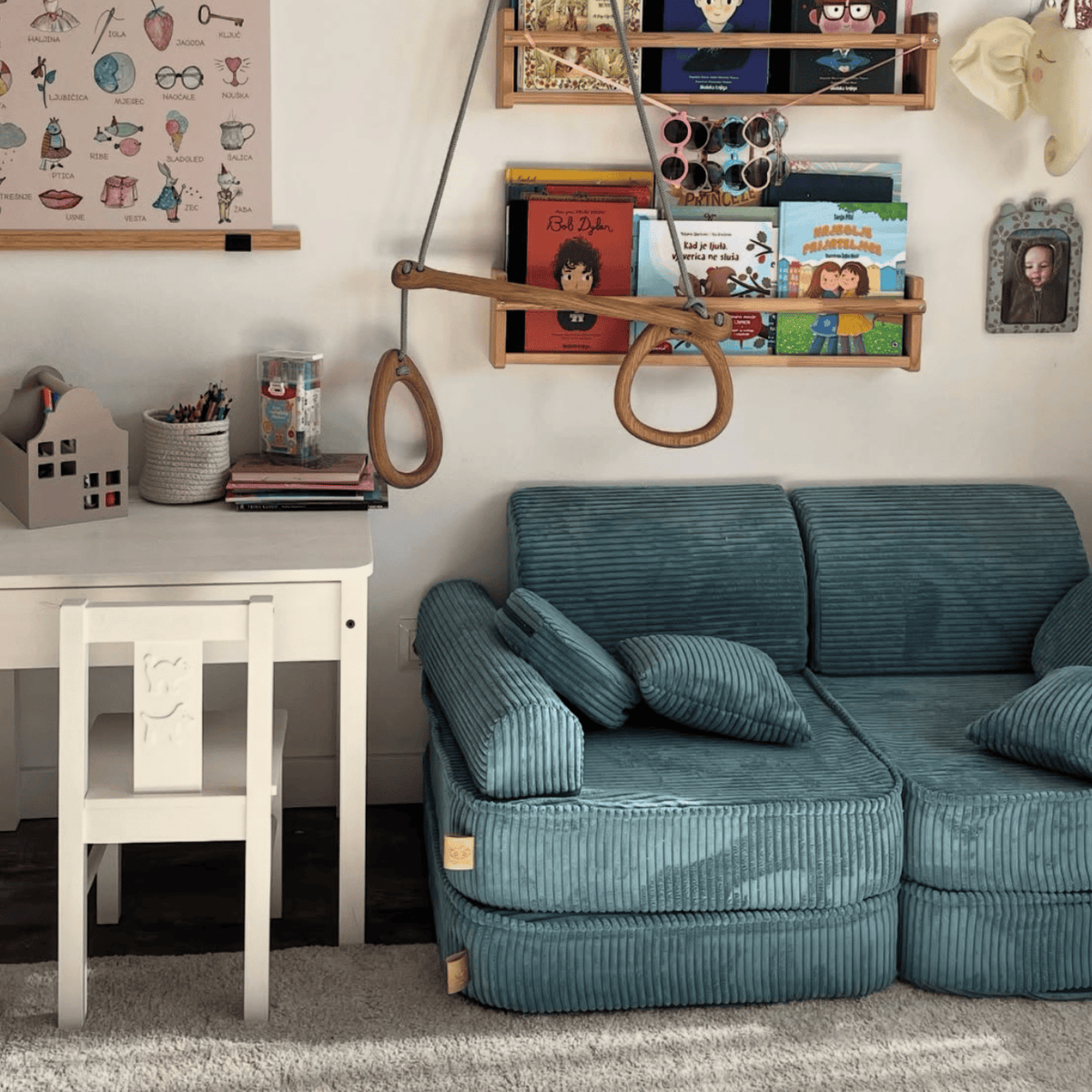 Medium Modular Sofa for Kids - Aesthetic Ecru
