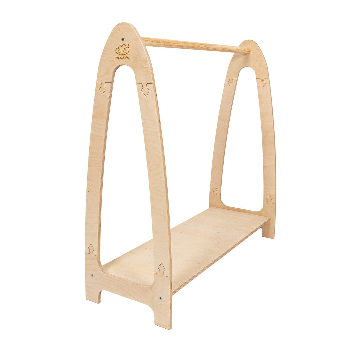 Arched Clothing Hanger - White