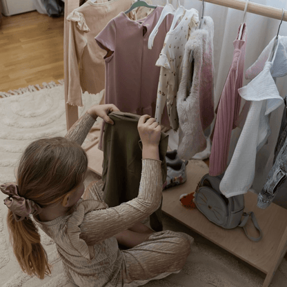 Arched Clothing Hanger - White