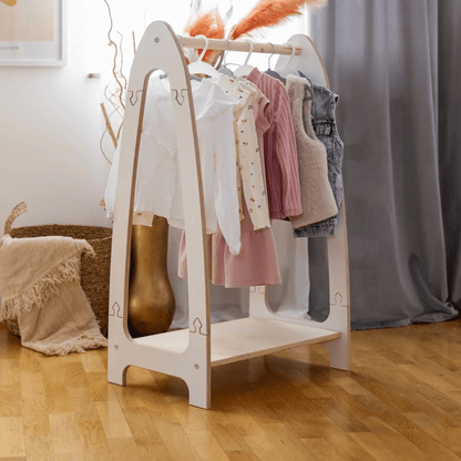 Arched Clothing Hanger - White