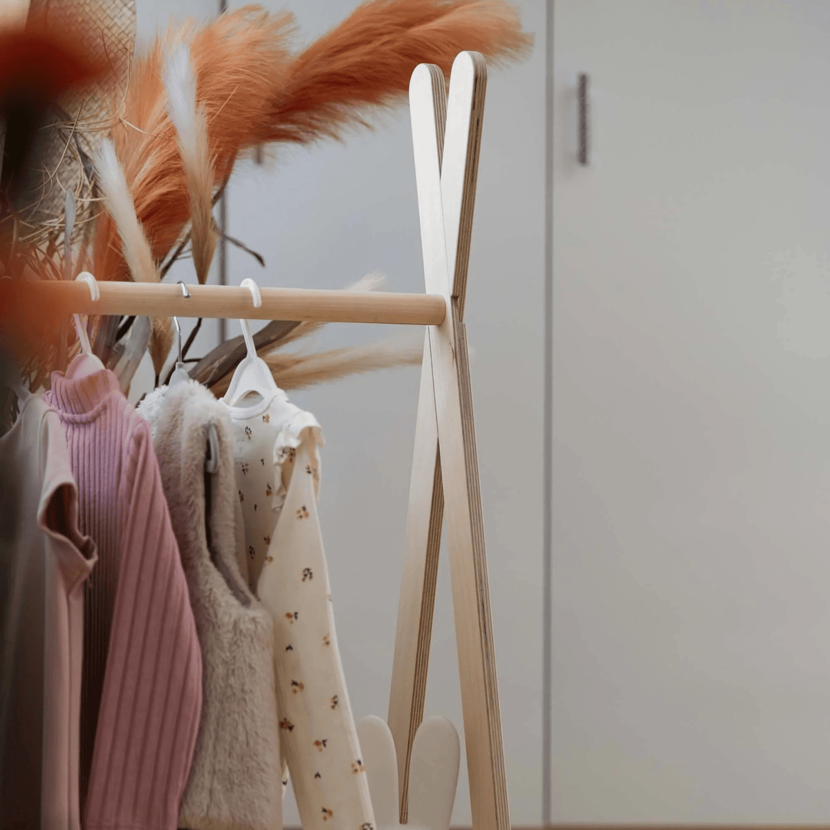 Tipi Clothing Hanger - Natural Wood