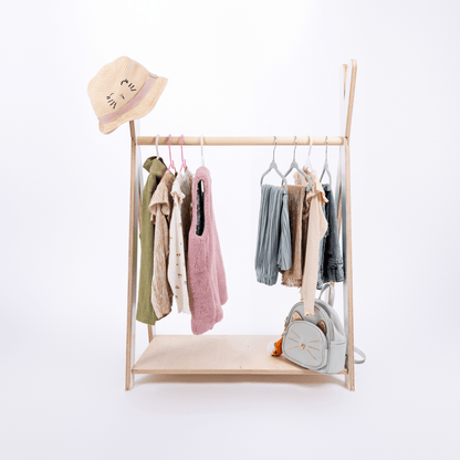 Tipi Clothing Hanger - Natural Wood