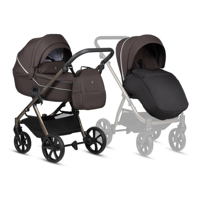 Noordi Fjordi V2 2027 2-in-1 Stroller - Dark Brown