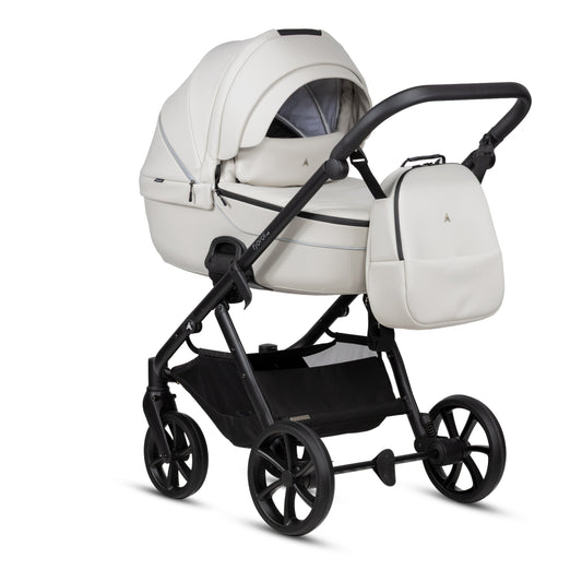 Noordi Fjordi V2 Leather 2027 2-in-1 Stroller - Cloud