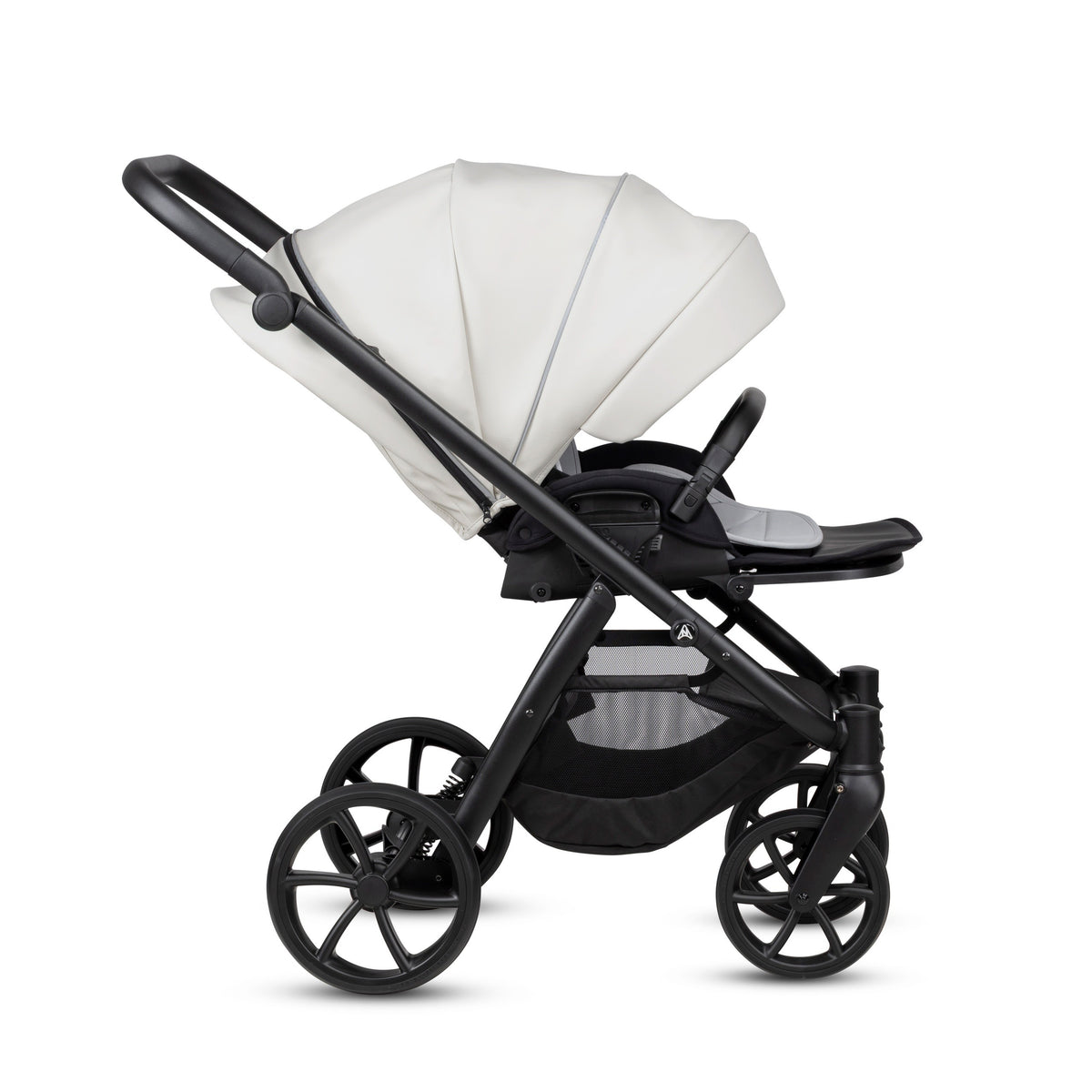Noordi Fjordi V2 Leather 2027 2-in-1 Stroller - Cloud