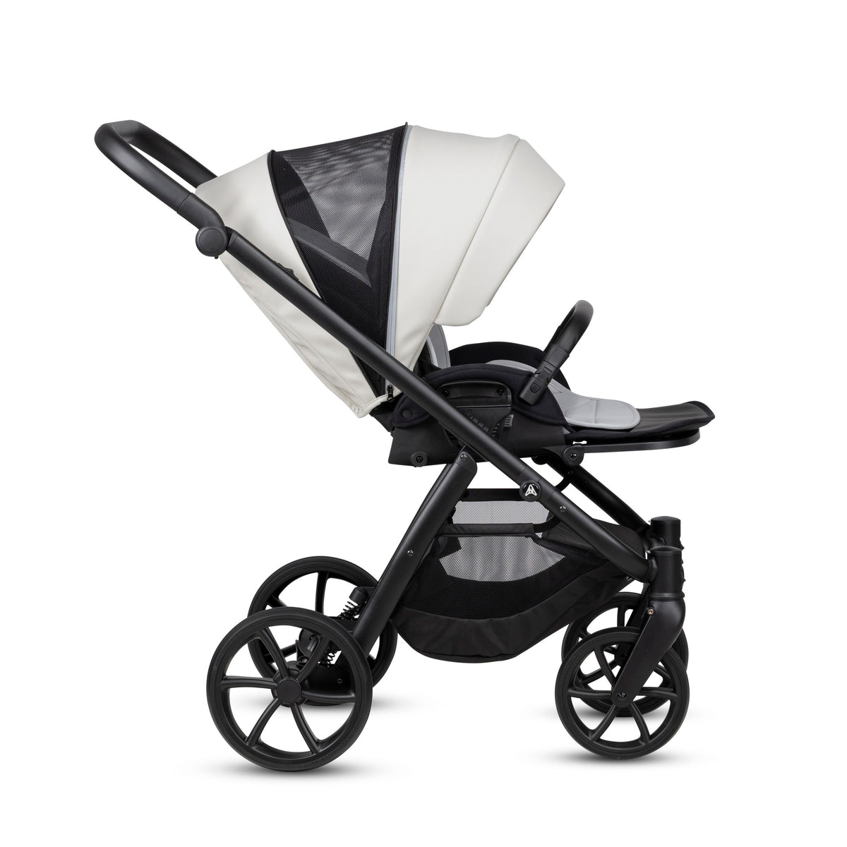 Noordi Fjordi V2 Leather 2027 2-in-1 Stroller - Cloud