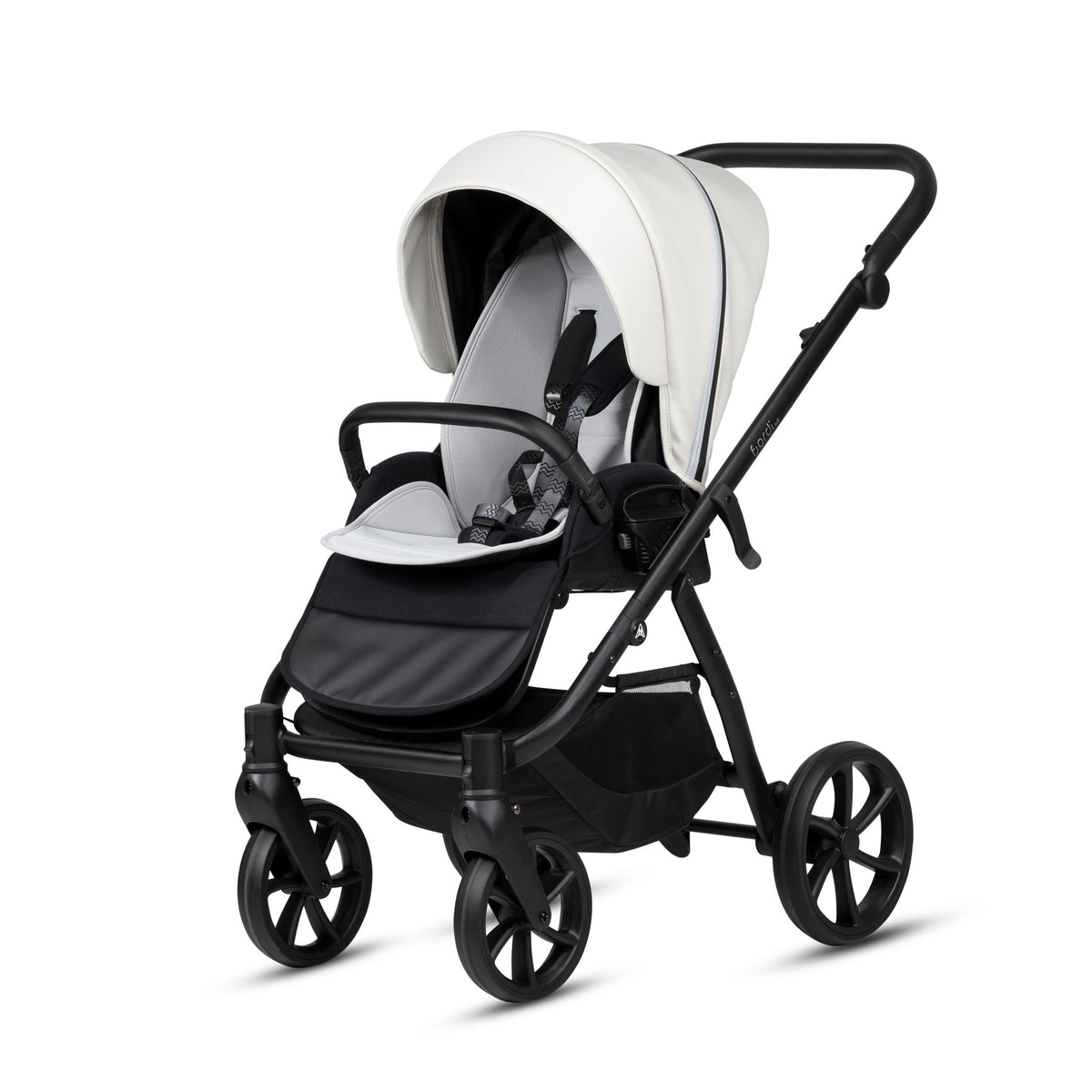 Noordi Fjordi V2 Leather 2027 2-in-1 Stroller - Cloud