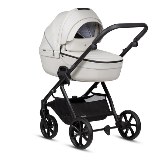 Noordi Fjordi V2 Leather 2027 2-in-1 Stroller - Cloud