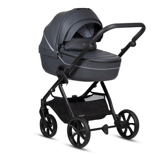 Noordi Fjordi V2 Leather 2027 2-in-1 Stroller - Shadow Grey