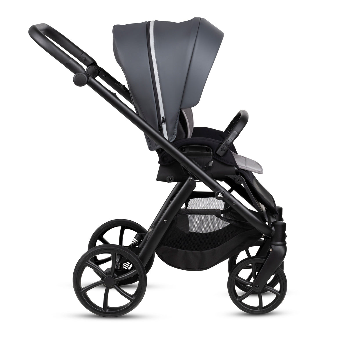 Noordi Fjordi V2 Leather 2027 2-in-1 Stroller - Shadow Grey