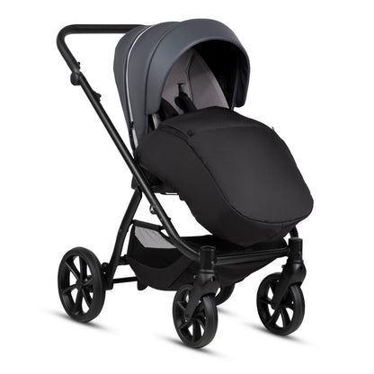 Noordi Fjordi V2 Leather 2027 2-in-1 Stroller - Shadow Grey