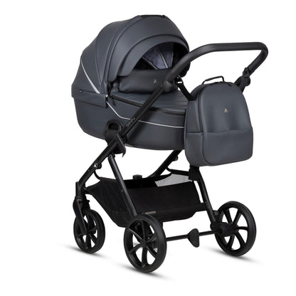 Noordi Fjordi V2 Leather 2027 2-in-1 Stroller - Shadow Grey