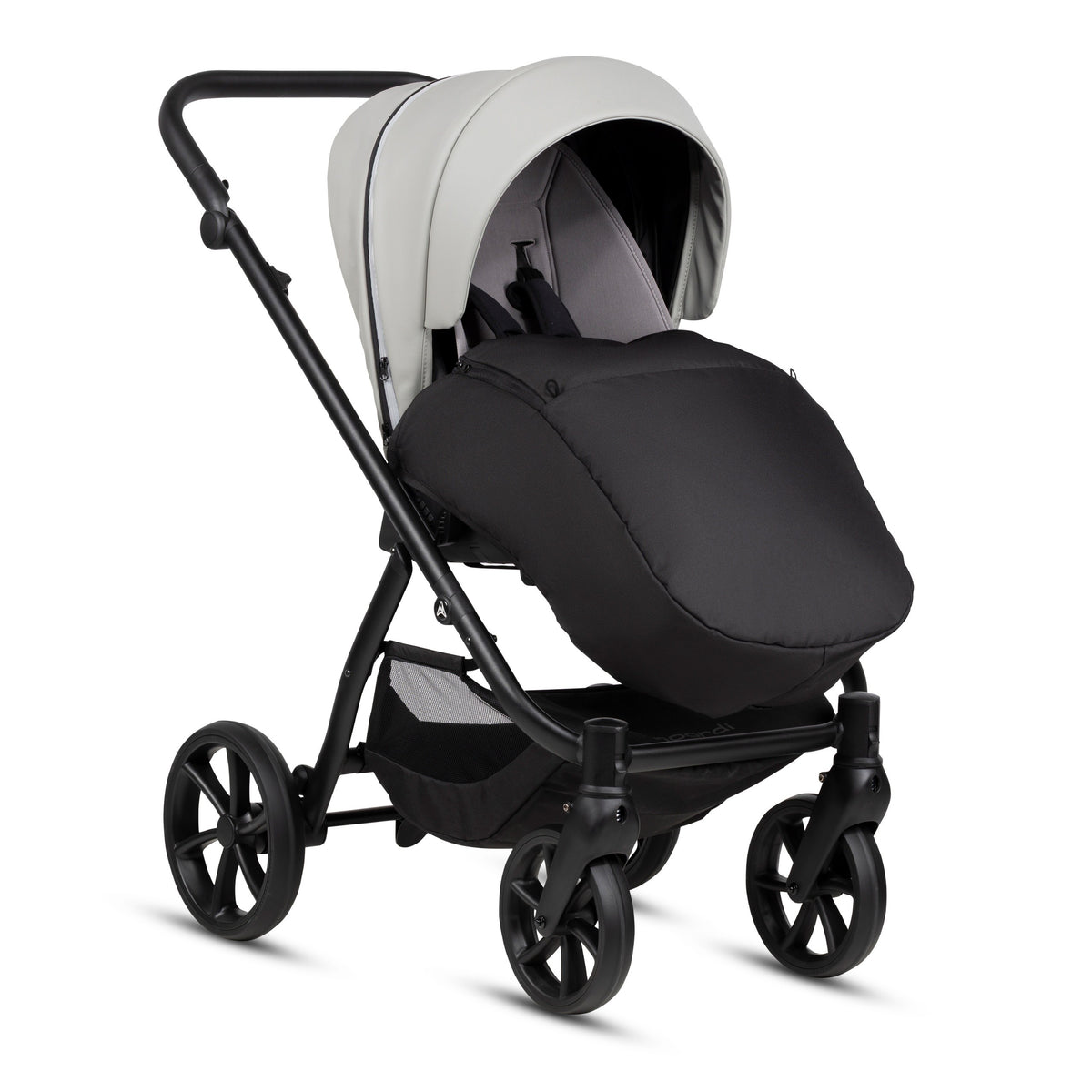 Noordi Fjordi V2 Leather 2027 2-in-1 Stroller - Sleet