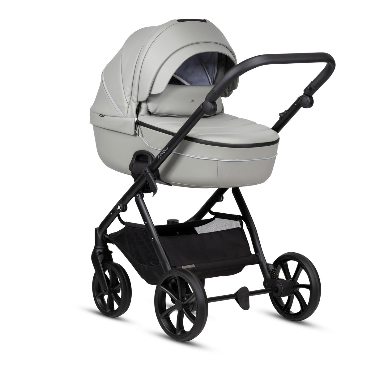 Noordi Fjordi V2 Leather 2027 2-in-1 Stroller - Sleet