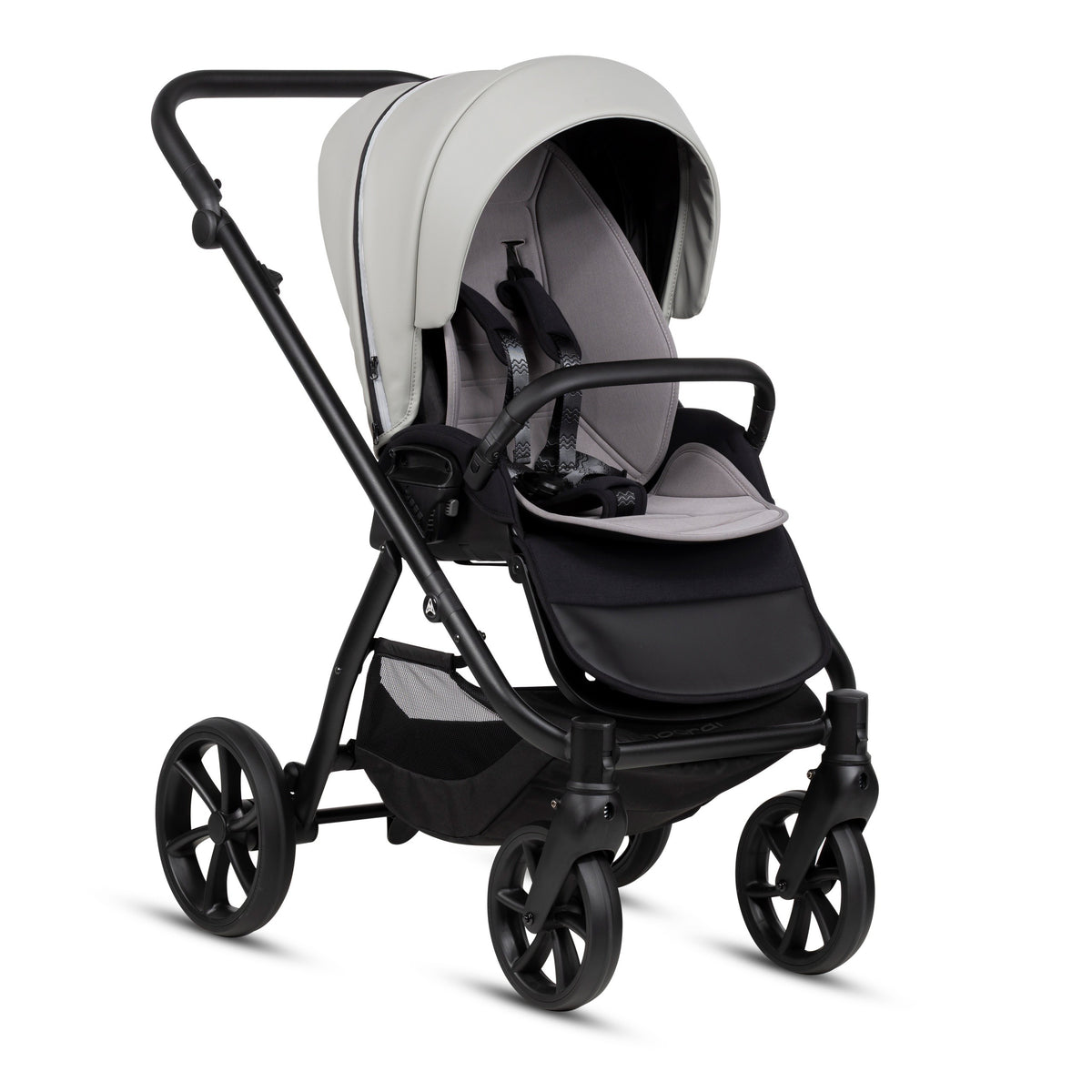 Noordi Fjordi V2 Leather 2027 2-in-1 Stroller - Sleet